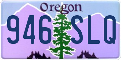 OR license plate 946SLQ