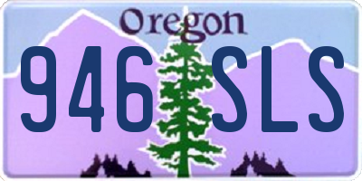 OR license plate 946SLS