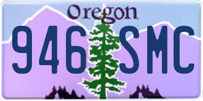 OR license plate 946SMC