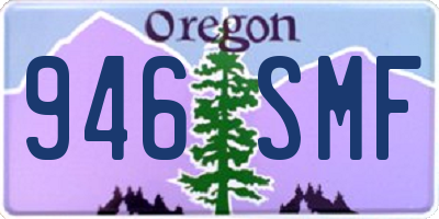 OR license plate 946SMF