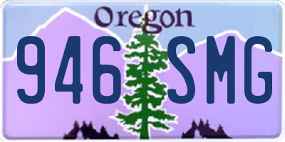 OR license plate 946SMG