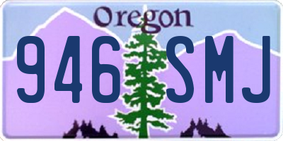 OR license plate 946SMJ