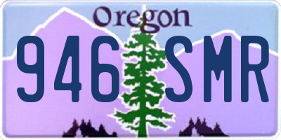 OR license plate 946SMR