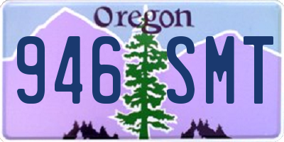 OR license plate 946SMT