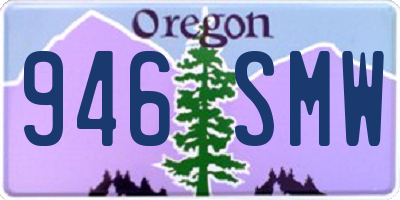 OR license plate 946SMW