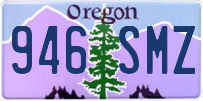 OR license plate 946SMZ