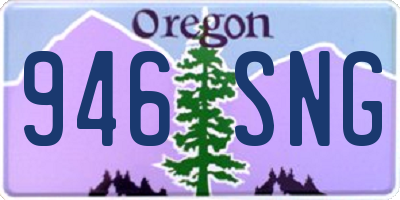 OR license plate 946SNG