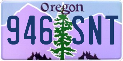 OR license plate 946SNT