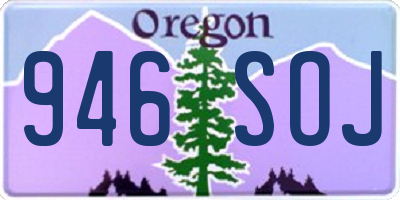 OR license plate 946SOJ