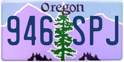 OR license plate 946SPJ
