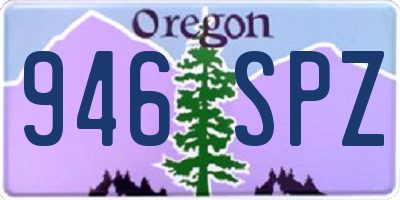 OR license plate 946SPZ