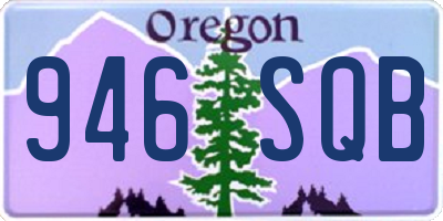 OR license plate 946SQB