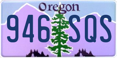 OR license plate 946SQS