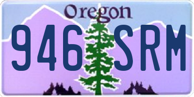 OR license plate 946SRM