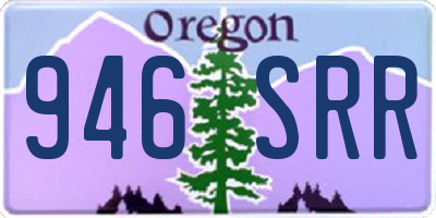 OR license plate 946SRR