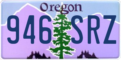 OR license plate 946SRZ