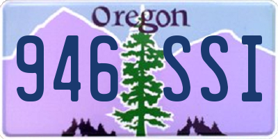 OR license plate 946SSI