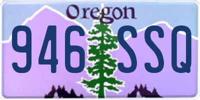 OR license plate 946SSQ