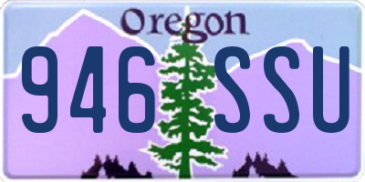 OR license plate 946SSU