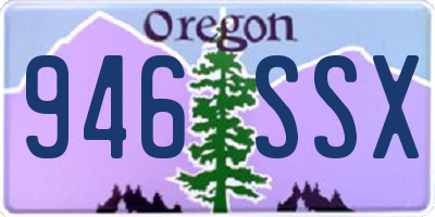 OR license plate 946SSX