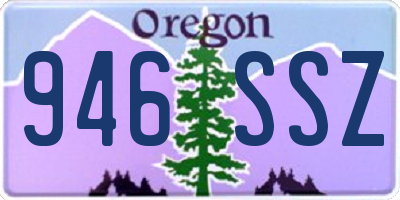 OR license plate 946SSZ