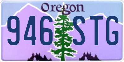 OR license plate 946STG