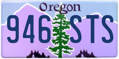 OR license plate 946STS