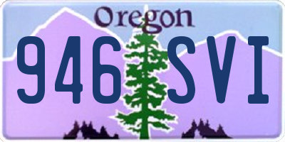 OR license plate 946SVI