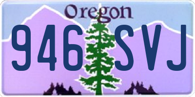 OR license plate 946SVJ