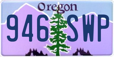 OR license plate 946SWP