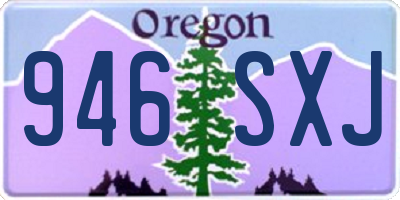 OR license plate 946SXJ