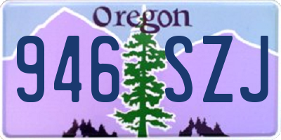 OR license plate 946SZJ