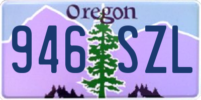 OR license plate 946SZL