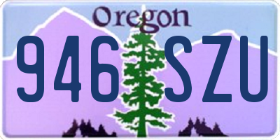 OR license plate 946SZU