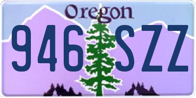 OR license plate 946SZZ