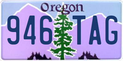 OR license plate 946TAG