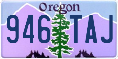 OR license plate 946TAJ
