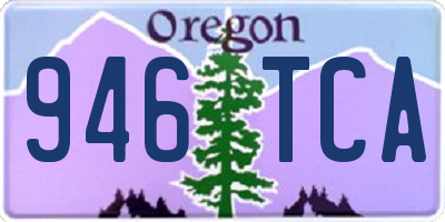 OR license plate 946TCA
