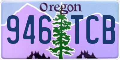 OR license plate 946TCB