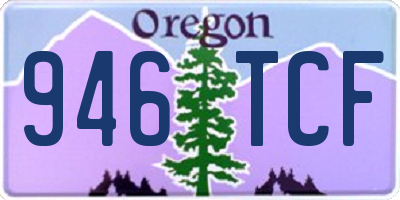 OR license plate 946TCF