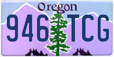 OR license plate 946TCG