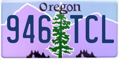 OR license plate 946TCL