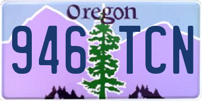 OR license plate 946TCN