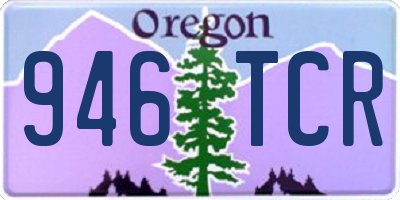 OR license plate 946TCR