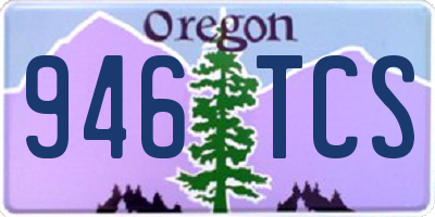 OR license plate 946TCS