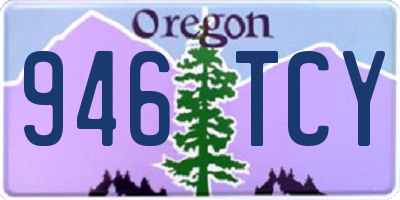 OR license plate 946TCY