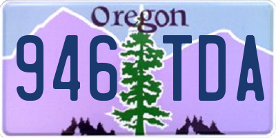 OR license plate 946TDA