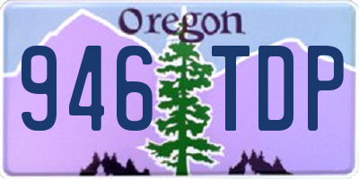 OR license plate 946TDP