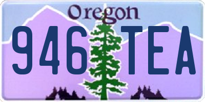 OR license plate 946TEA