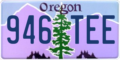 OR license plate 946TEE